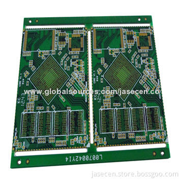 Half-hole immersion gold multilayer PCBs with BGA